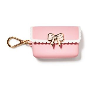 Pink Bow Hand Sanitizer Holder Bath & Body